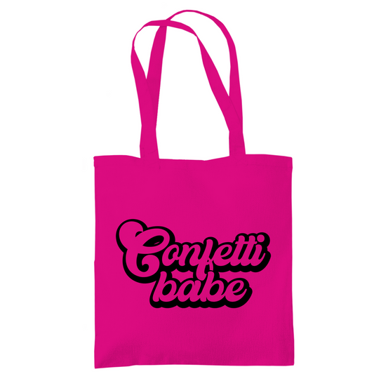 Tragetasche "Confetti babe" - Grafikmagie