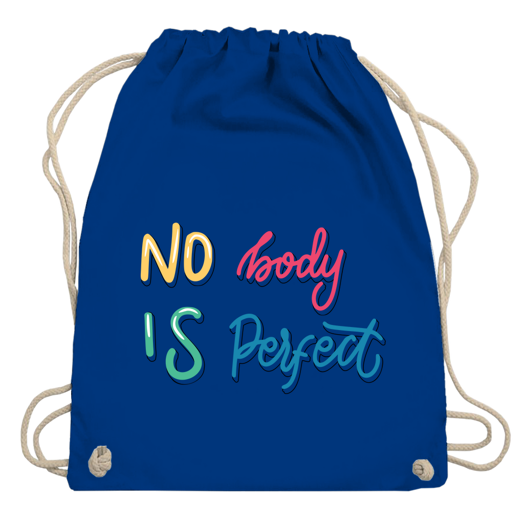 Turnbeutel "No body is perfekt"