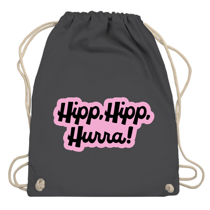 Turnbeutel "Hipp, Hipp, Hurra"