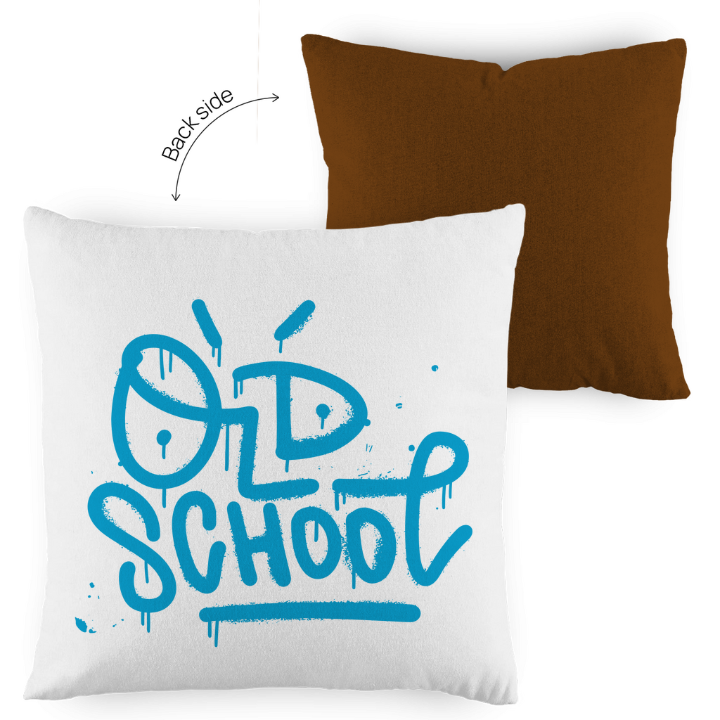 Kopfkissen zweifarbig "Old School" - Grafikmagie