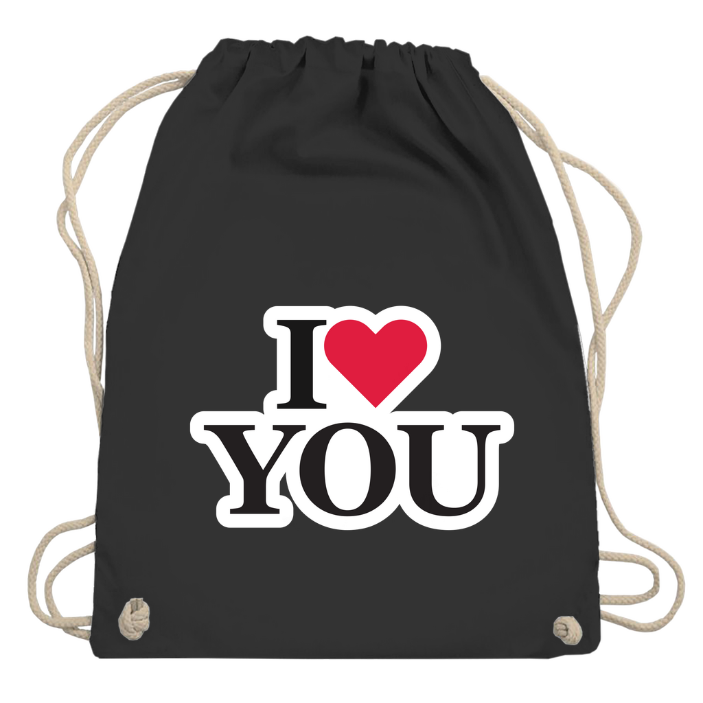 Turnbeutel "I love you"
