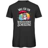 Herren Premium Bio T-Shirt "Wunderschöner Scheisstag"