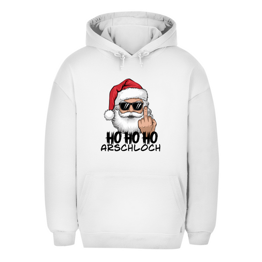 Unisex Oversize Hoodie "HOHOHO Arschloch"