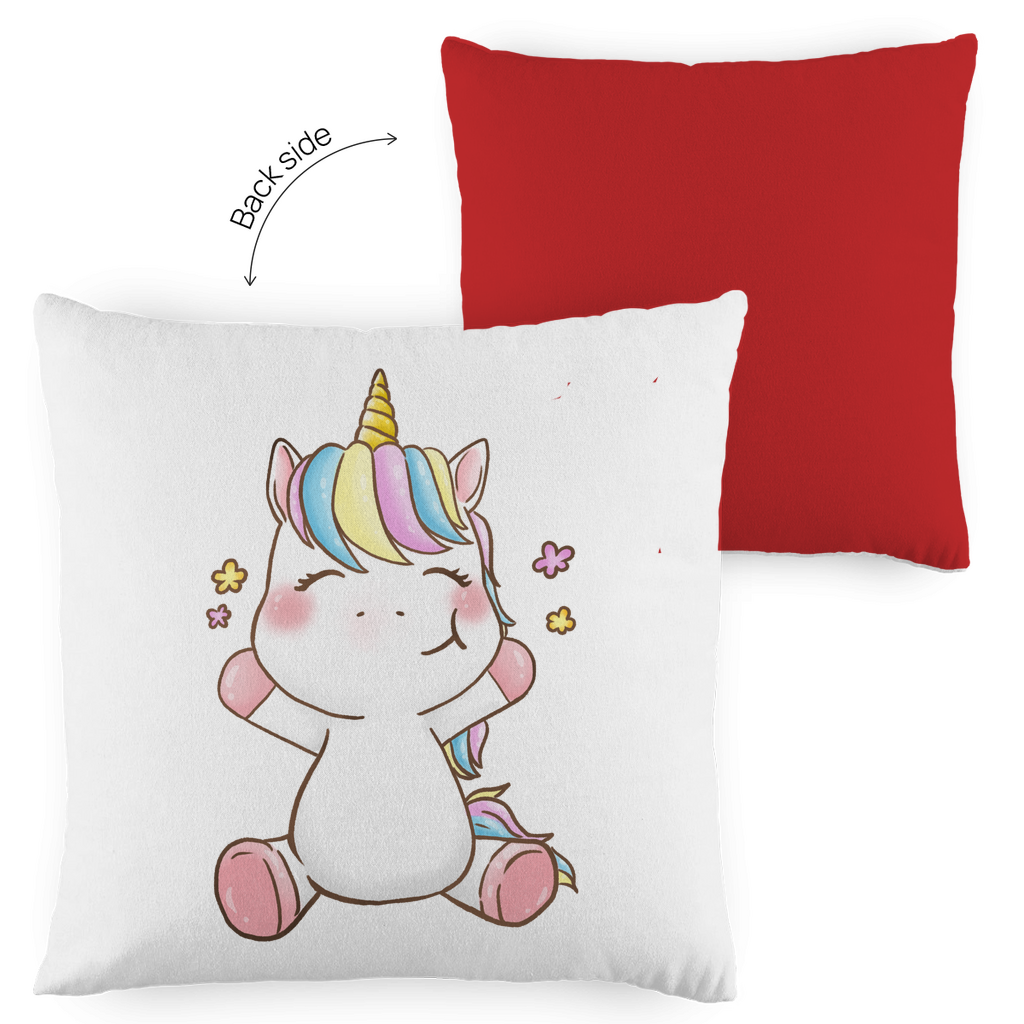 Kopfkissen zweifarbig "Einhorn" - Grafikmagie