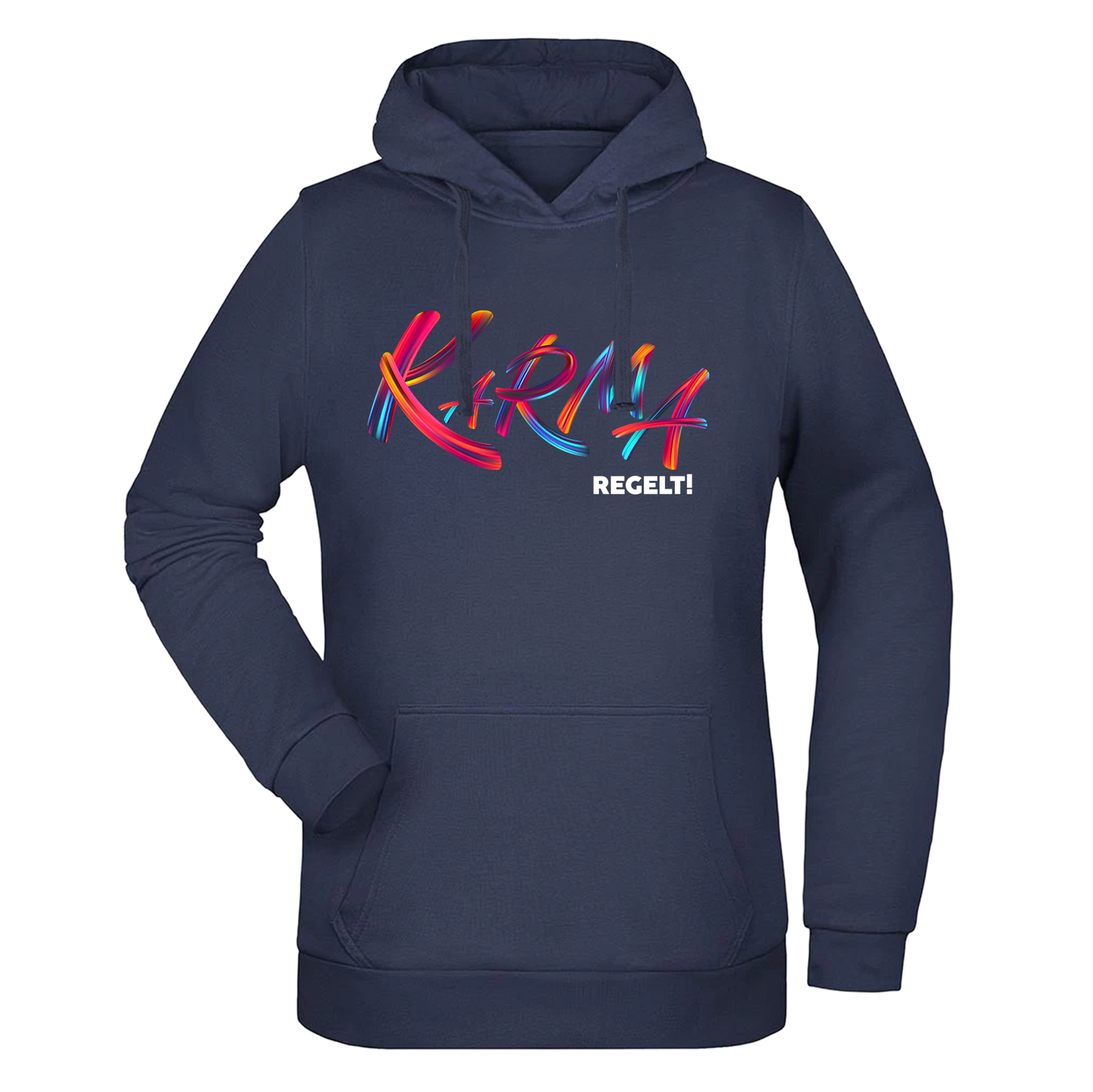 Karma regelt Damen Hoodie