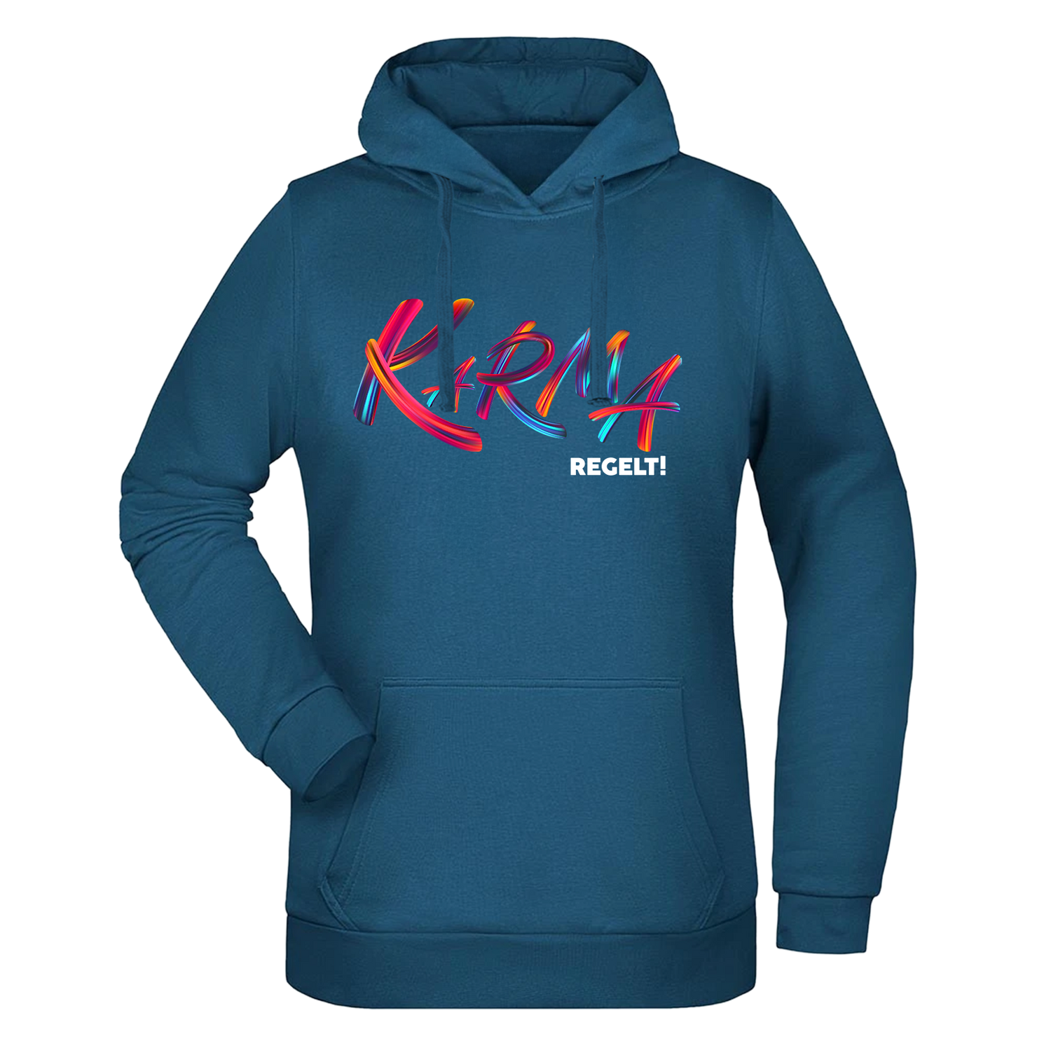 Karma regelt Damen Hoodie