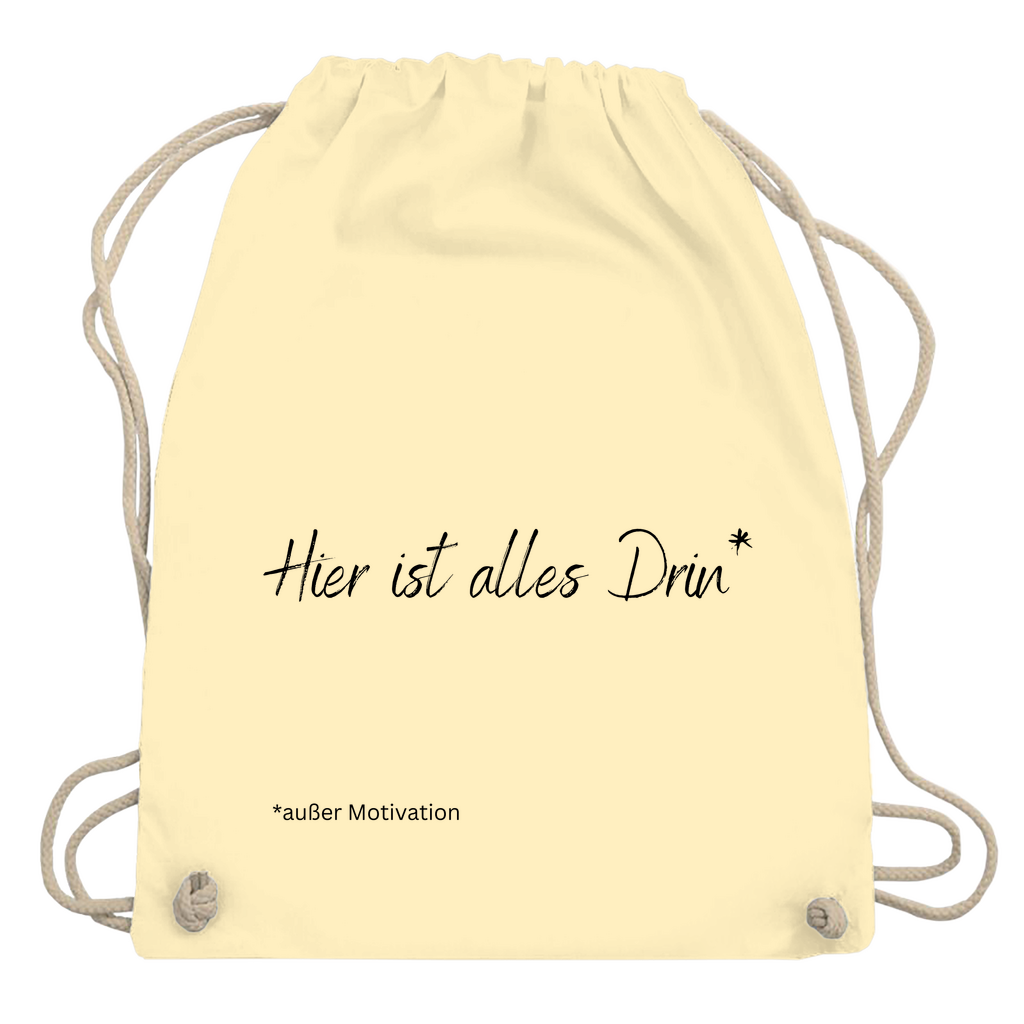 Turnbeutel "Hier ist alles drin"