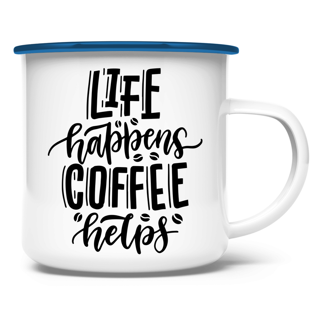 Emaille Tasse 