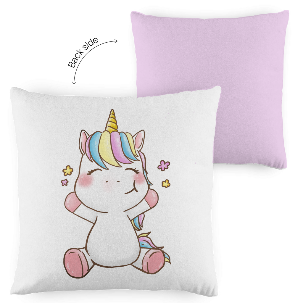 Kopfkissen zweifarbig "Einhorn" - Grafikmagie