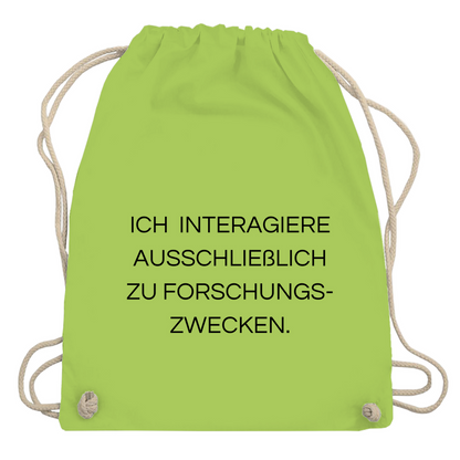 Turnbeutel "Ich interagiere"