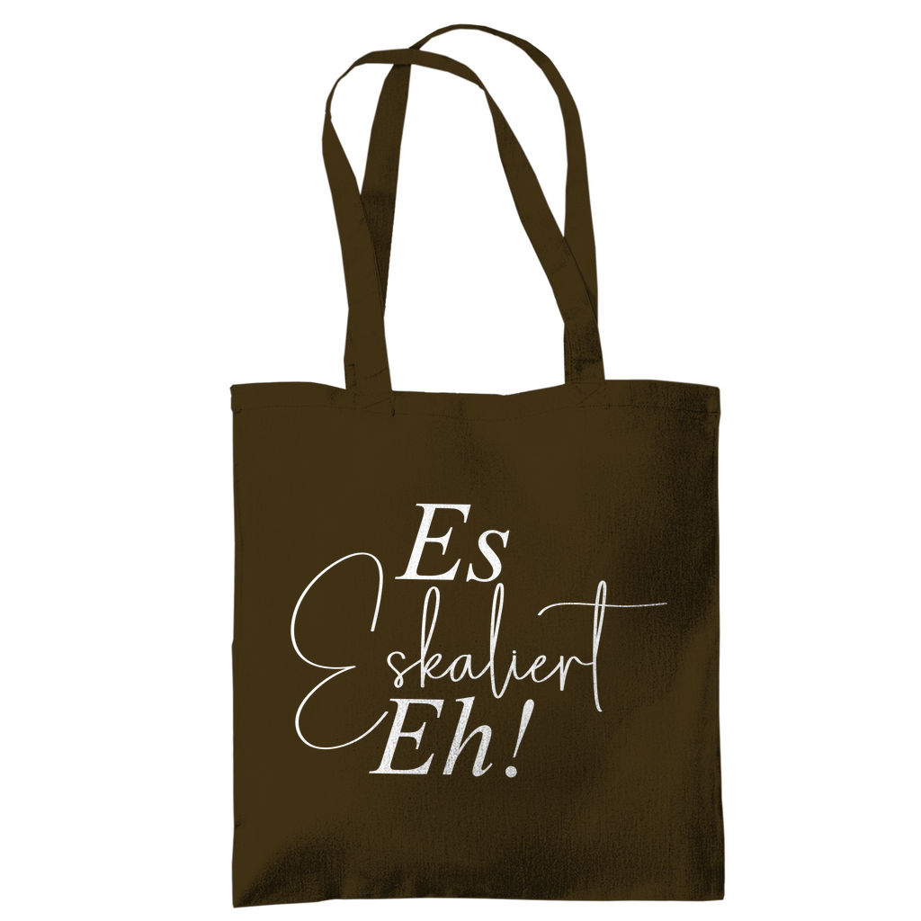Tragetasche "Es eskaliert eh" - Grafikmagie