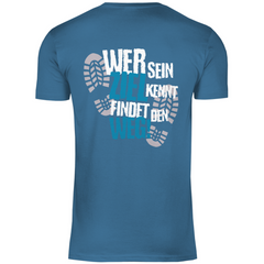 Herren T-Shirt "Wer sein Ziel kennt" - Grafikmagie