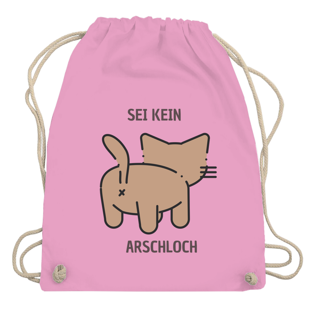 Turnbeutel "Sei kein Arschloch"
