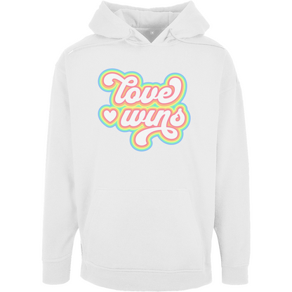 Unisex Oversize Hoodie "Love wins"