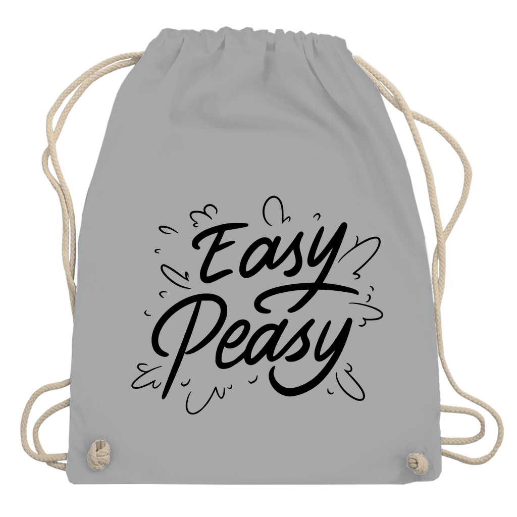 Turnbeutel "Easy peasy"