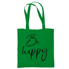 Tragetasche "Be Happy" - Grafikmagie