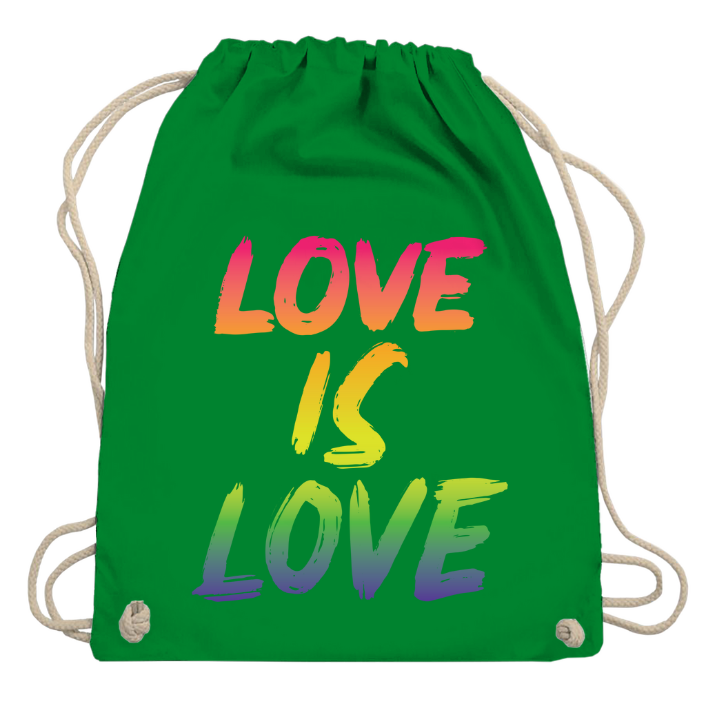 Turnbeutel "Love is Love"