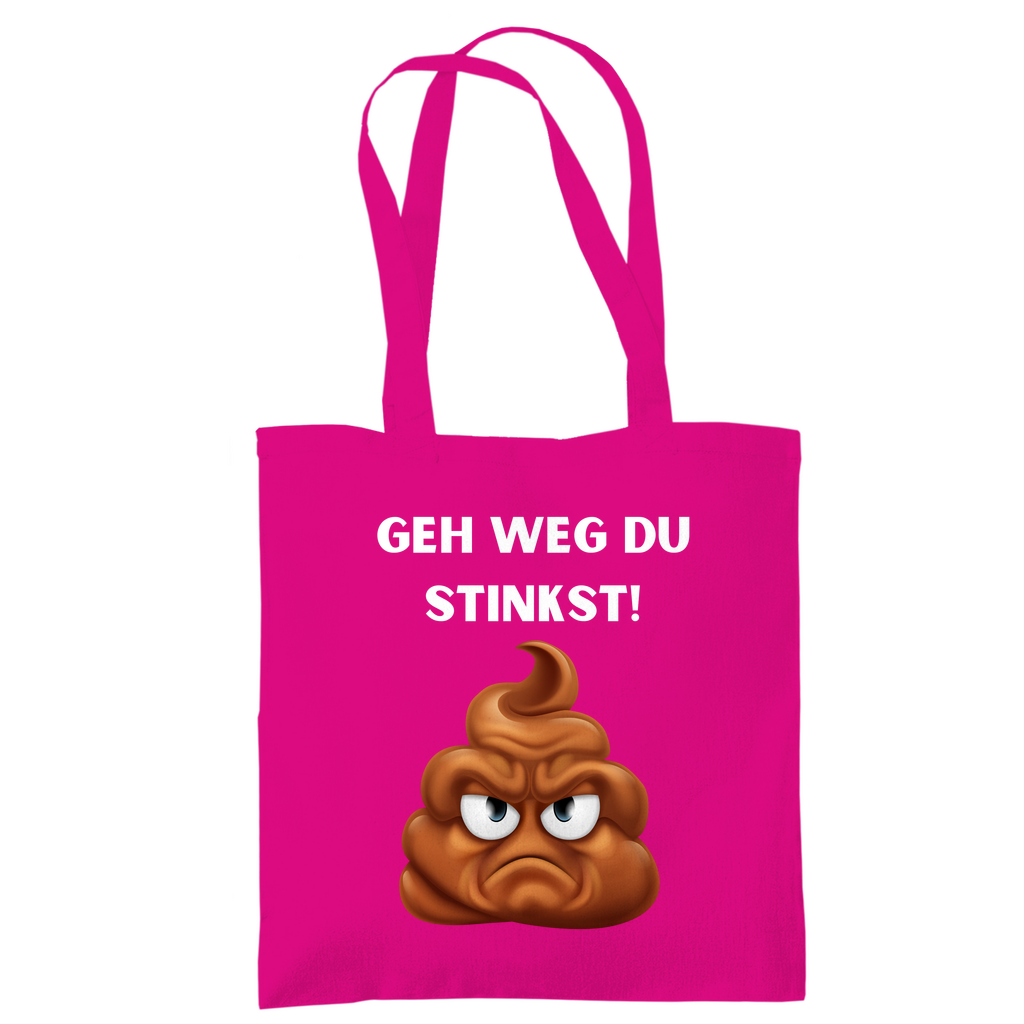 Tragetasche "Geh weg du stinkst" - Grafikmagie
