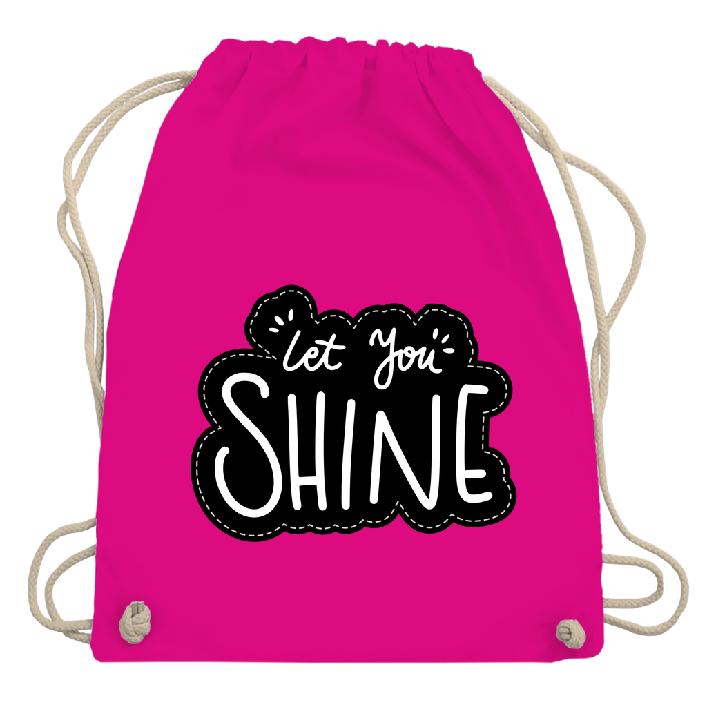 Turnbeutel "Let you shine"