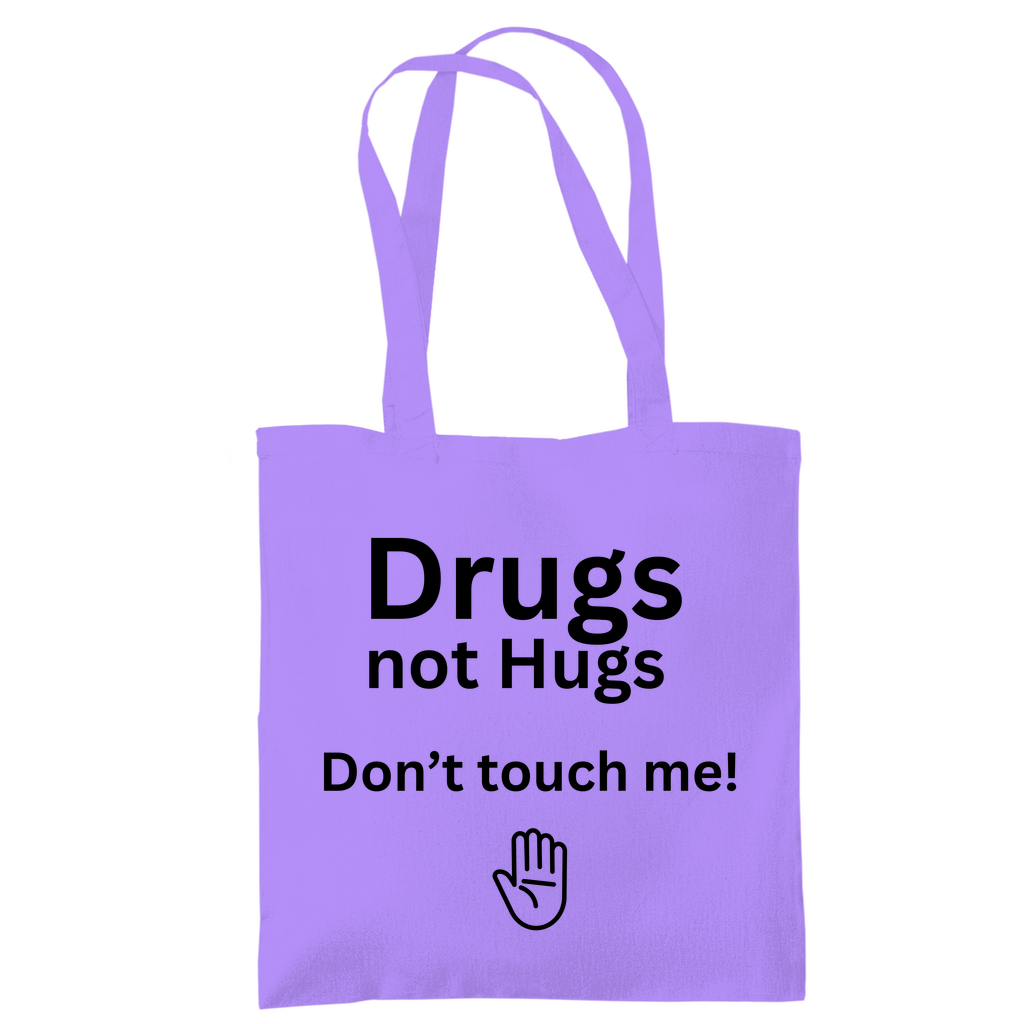 Tragetasche "Drugs not Hugs" - Grafikmagie