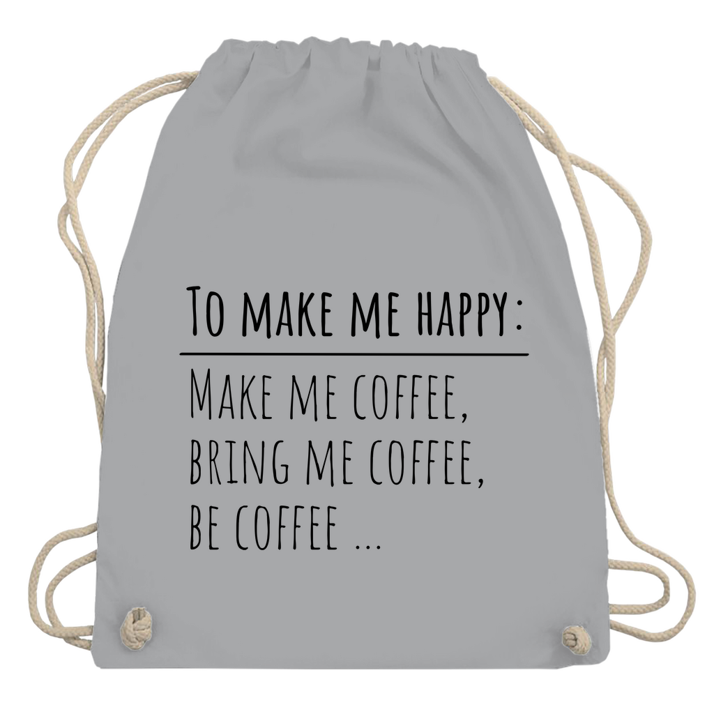 Turnbeutel "To make me happe"