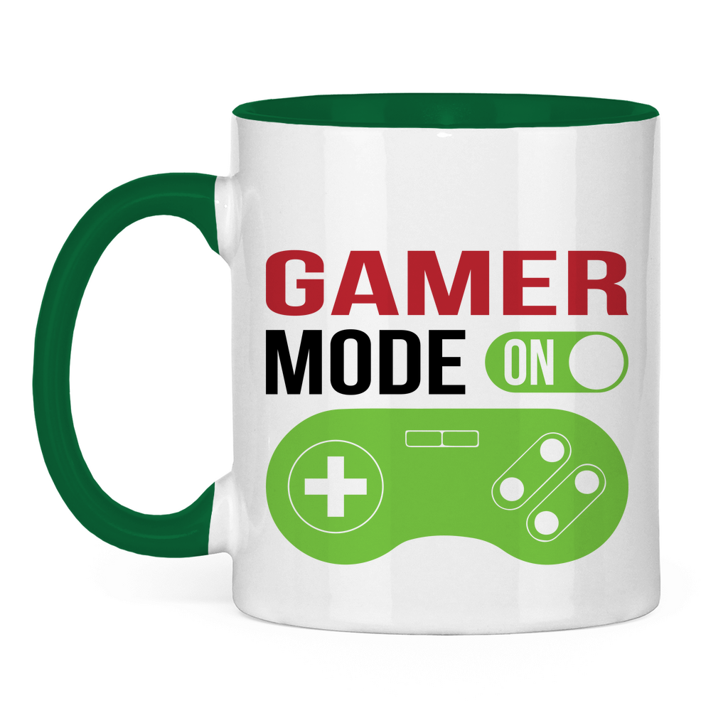 Tasse zweifarbig "Gamer" - Grafikmagie