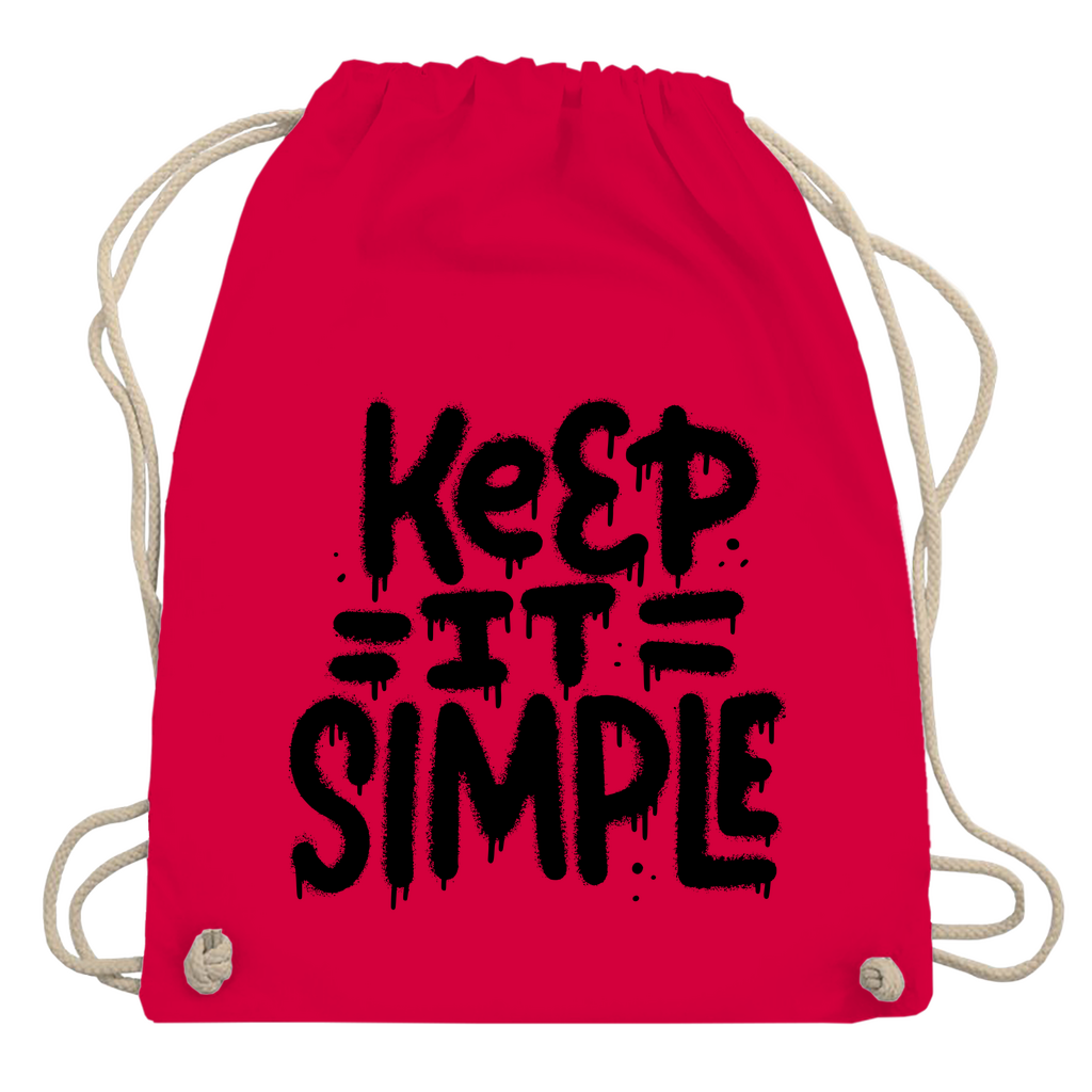 Turnbeutel "Keep it Simple"