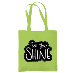 Tragetasche "Let you shine" - Grafikmagie