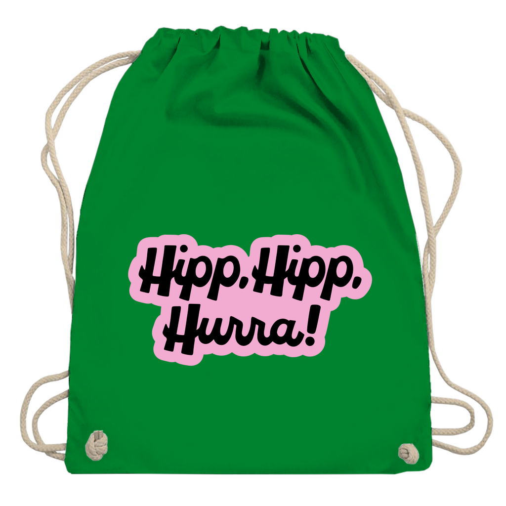 Turnbeutel "Hipp, Hipp, Hurra"