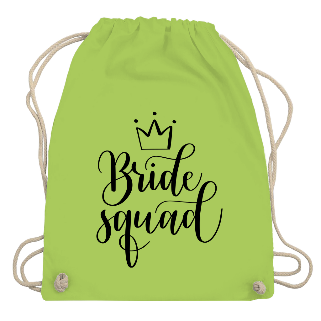 Turnbeutel "Bride squad"