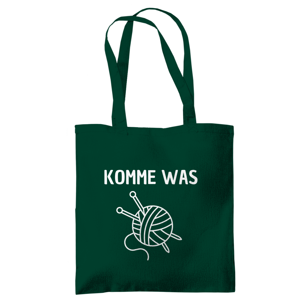 Tragetasche "Komme was Wolle" - Grafikmagie