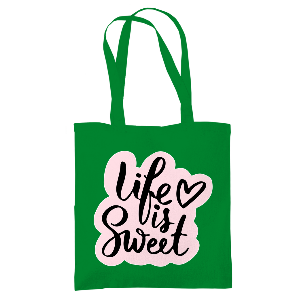 Tragetasche "Life is sweet"