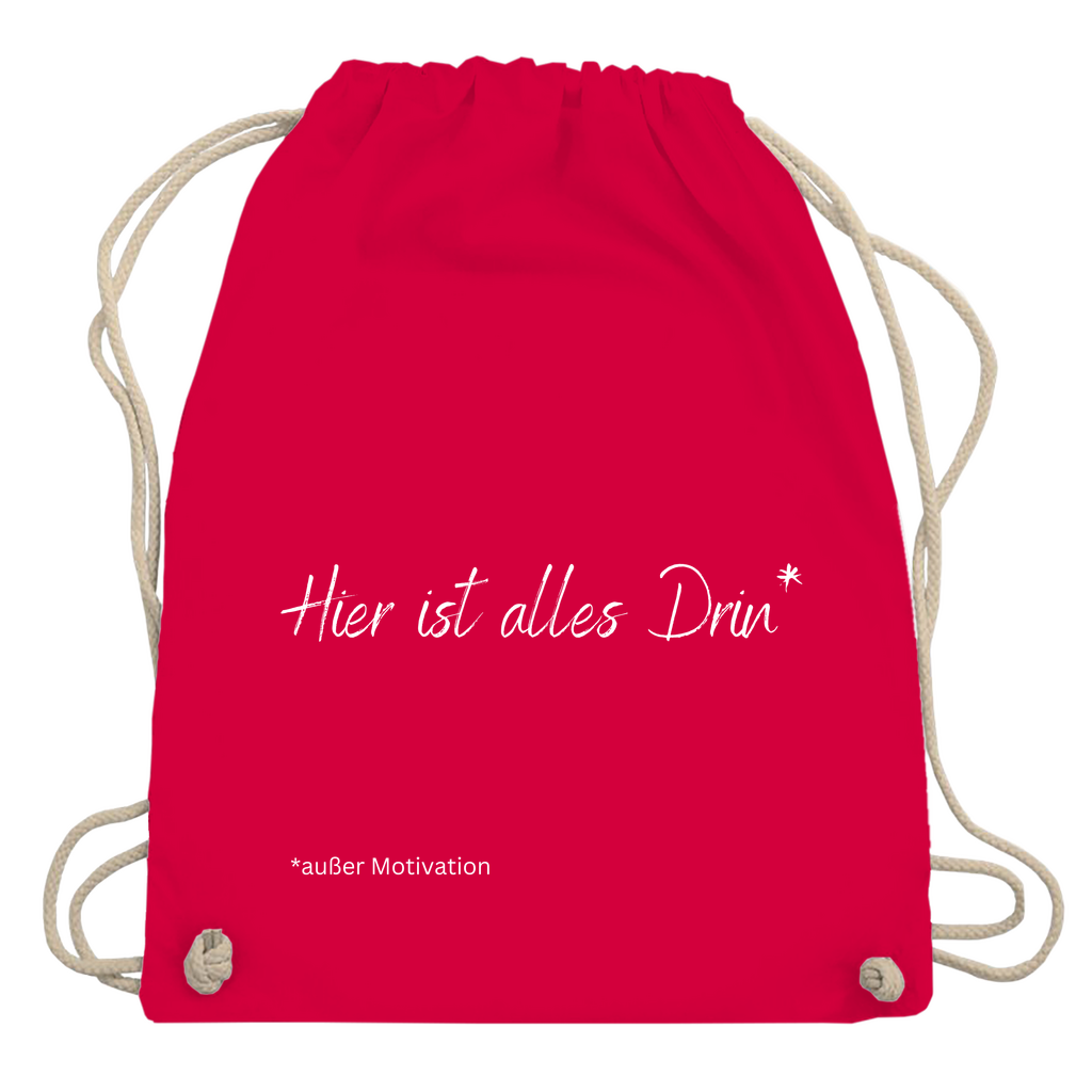 Turnbeutel "Hier ist alles drin"