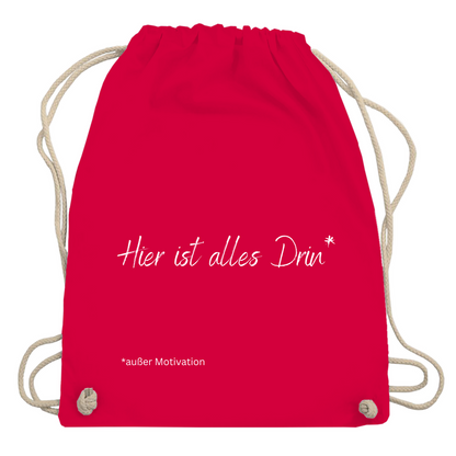 Turnbeutel "Hier ist alles drin"