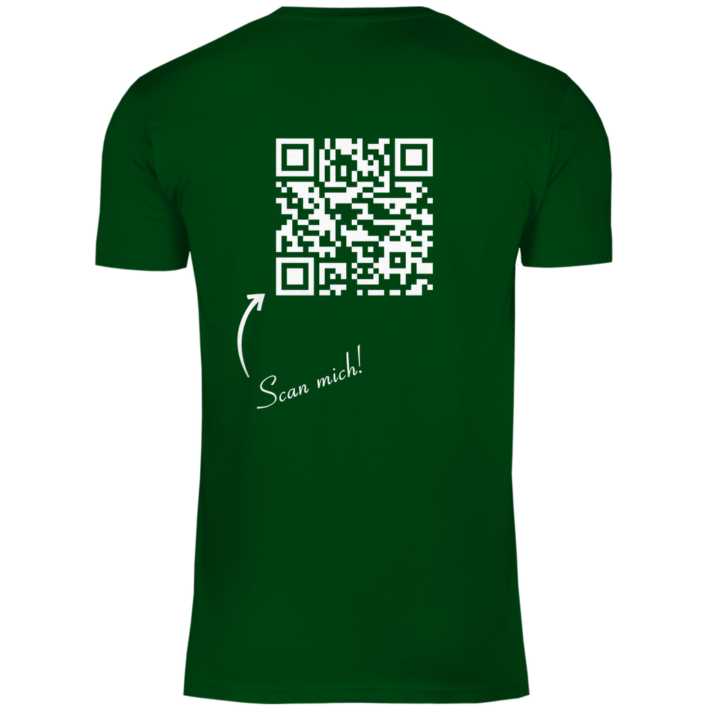 Herren T-Shirt QR Code Social-link