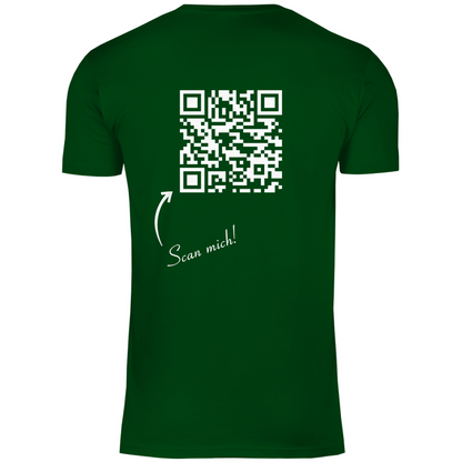 Herren T-Shirt QR Code Social-link