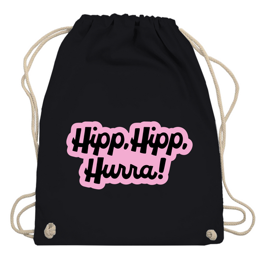 Turnbeutel "Hipp, Hipp, Hurra"