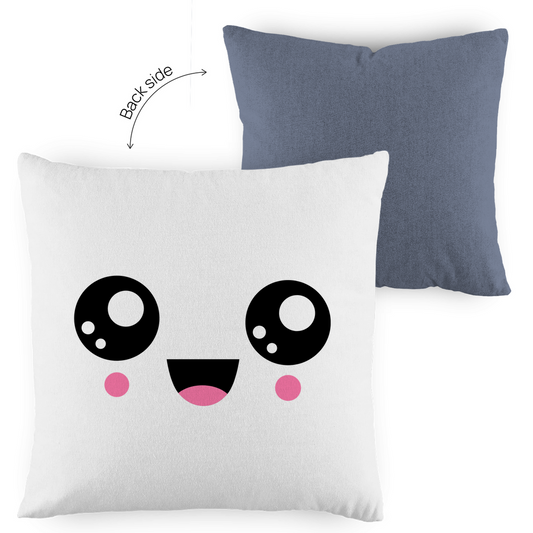 Kopfkissen zweifarbig "Kawaii" - Grafikmagie