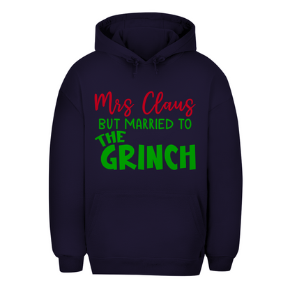 Unisex Oversize Hoodie ""Mrs Clause but Married to the Grinch""