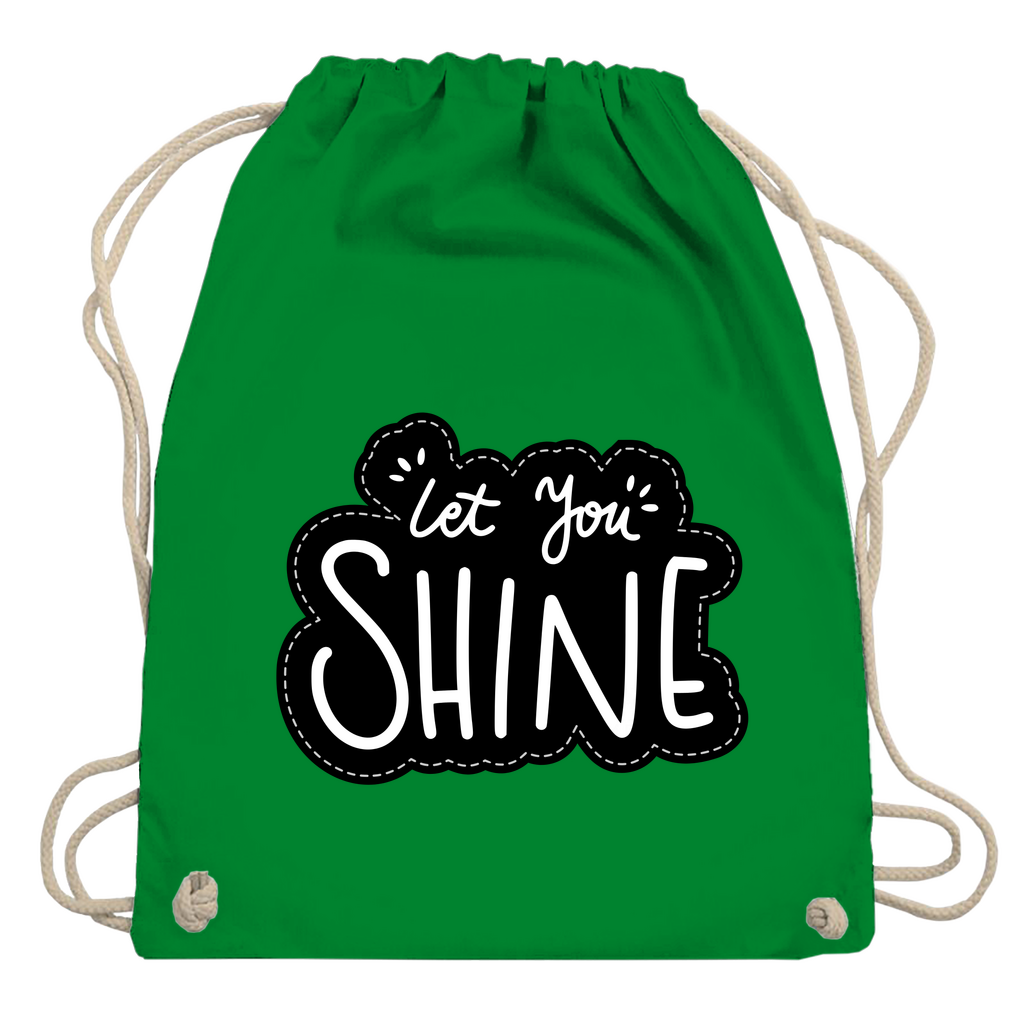Turnbeutel "Let you shine"