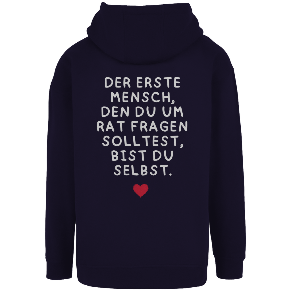 Unisex Oversize Hoodie "Der erste Mensch.."