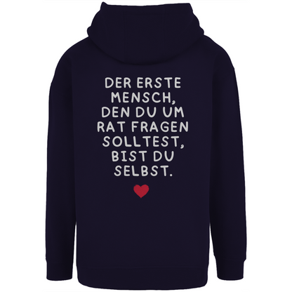 Unisex Oversize Hoodie "Der erste Mensch.."