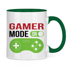 Tasse zweifarbig "Gamer" - Grafikmagie