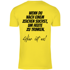 Herren T-Shirt "Wenn du nach einem zeichen suchst..." - Grafikmagie