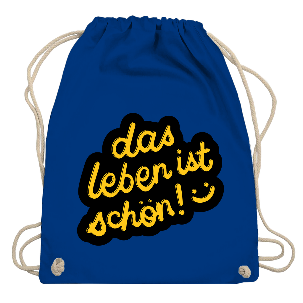 Turnbeutel "das Leben ist schön"