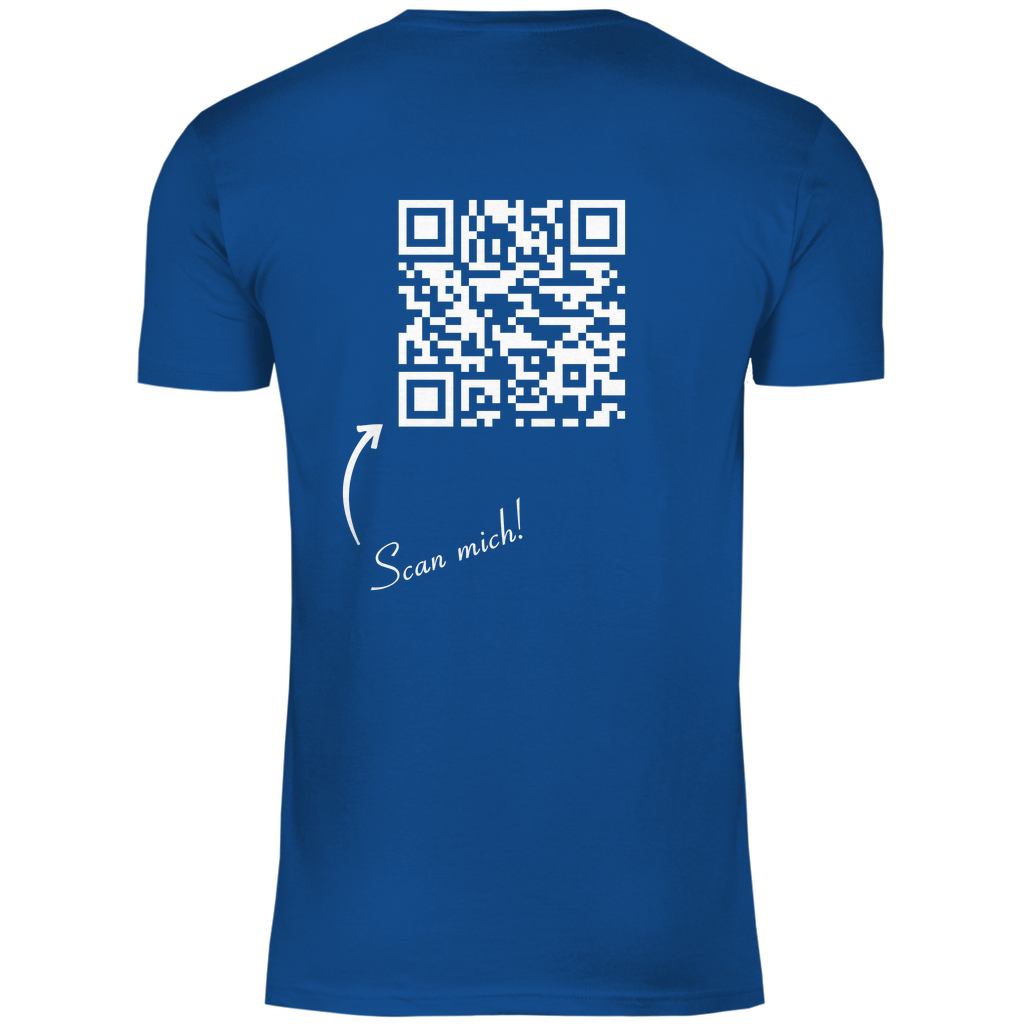 Herren T-Shirt QR Code Social-link