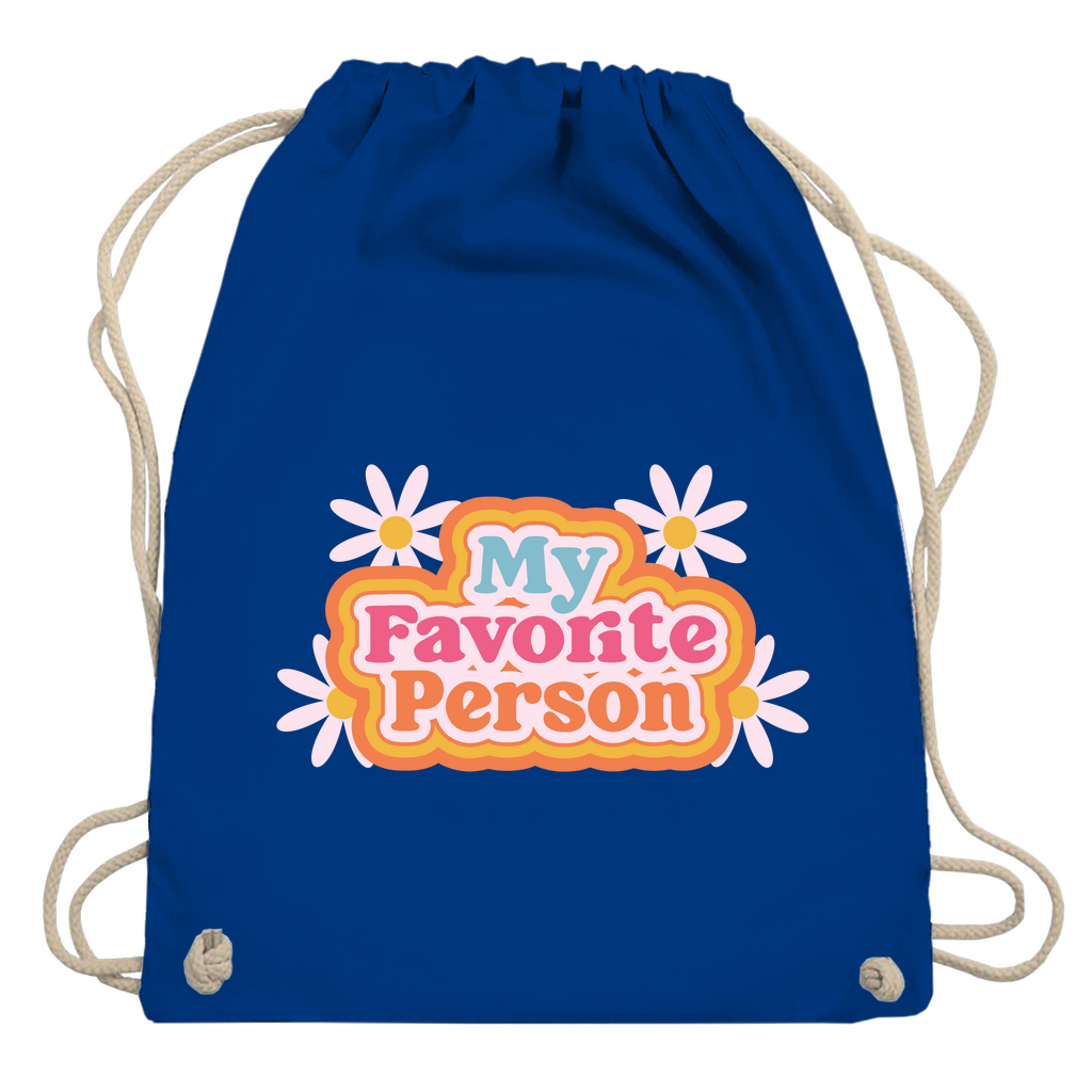Turnbeutel "My favorite person"