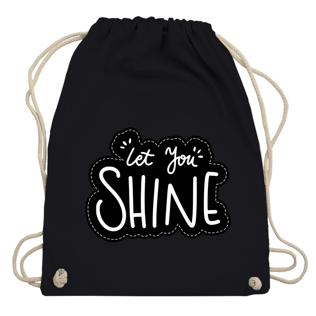 Turnbeutel "Let you shine"