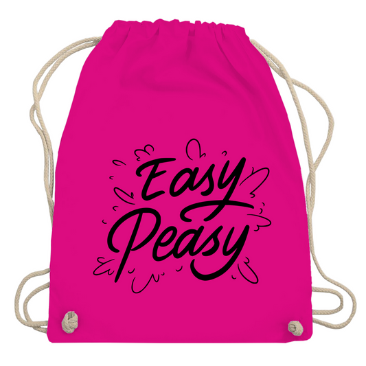 Turnbeutel "Easy peasy"