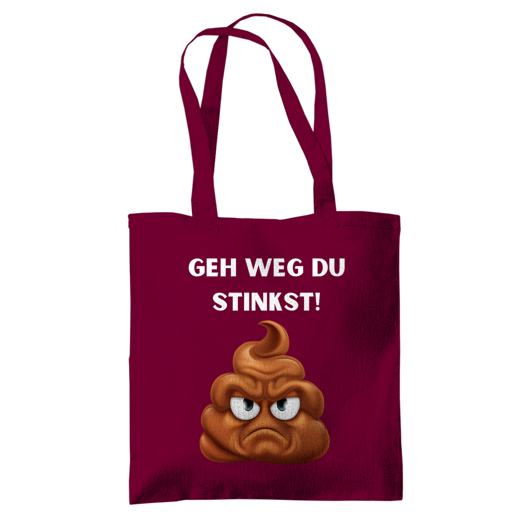 Tragetasche "Geh weg du stinkst" - Grafikmagie